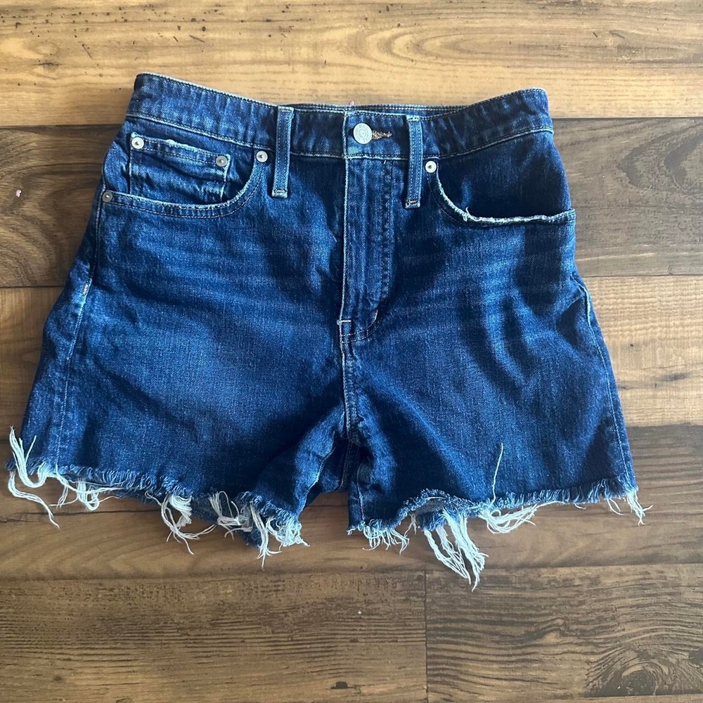 Denim Jean shorts madewell high waisted